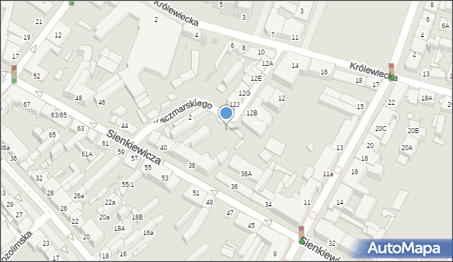 Płock, Kaczmarskiego Józefa, hm., 4, mapa Płock