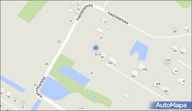 Płock, Kasztelańska, 17, mapa Płock