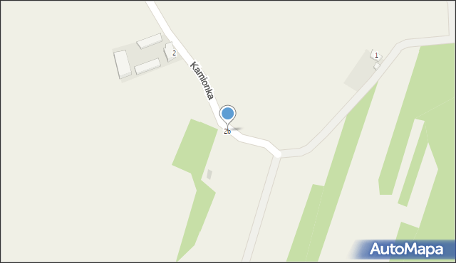 Podmielowiec, Kamionka, 2b, mapa Podmielowiec