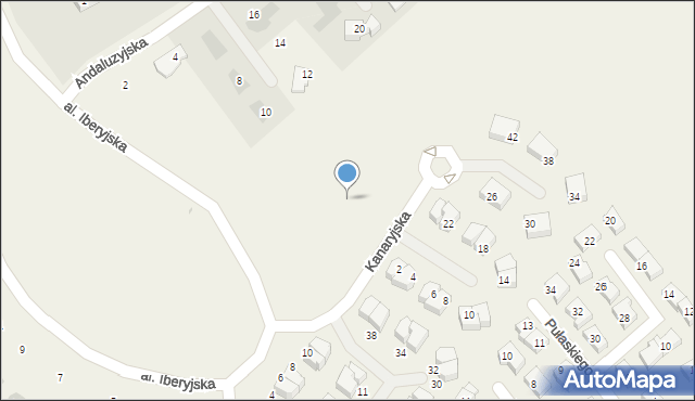 Pogórze, Kanaryjska, 11, mapa Pogórze