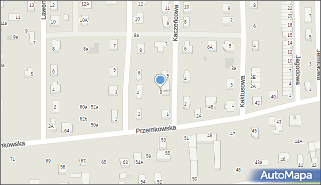 Polkowice, Kaczeńcowa, 3, mapa Polkowice