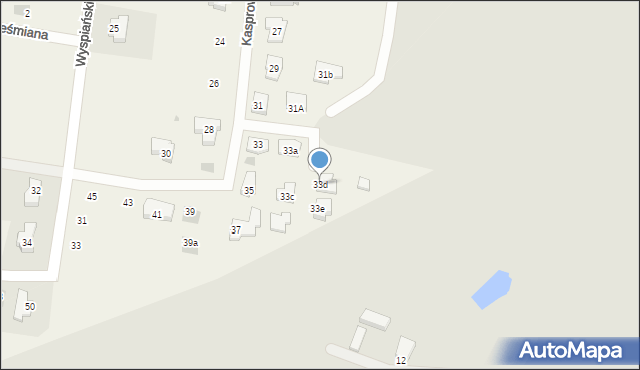 Posada, Kasprowicza Jana, 33d, mapa Posada