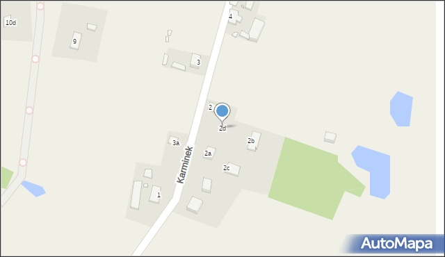 Postolin, Karminek, 2d, mapa Postolin