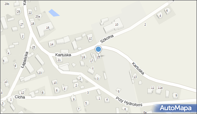 Prokowo, Kartuska, 15, mapa Prokowo