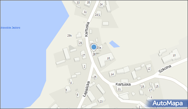 Prokowo, Kartuska, 18, mapa Prokowo