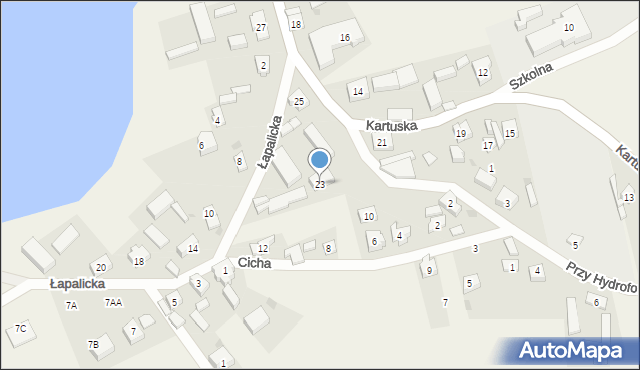 Prokowo, Kartuska, 23, mapa Prokowo