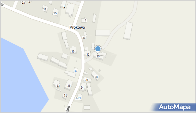 Prokowo, Kartuska, 30, mapa Prokowo