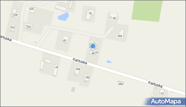 Prokowo, Kartuska, 44, mapa Prokowo