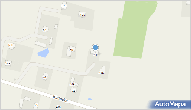 Prokowo, Kartuska, 48, mapa Prokowo