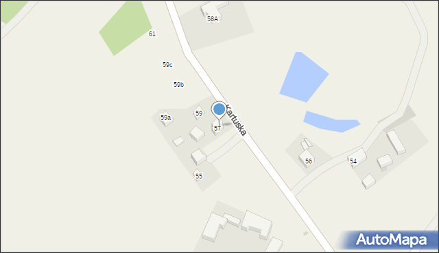 Prokowo, Kartuska, 57a, mapa Prokowo