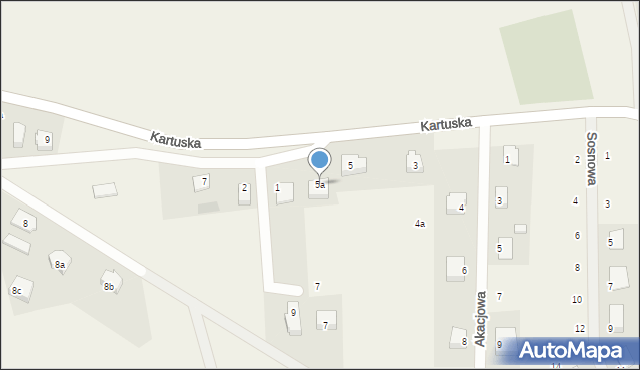 Prokowo, Kartuska, 5a, mapa Prokowo