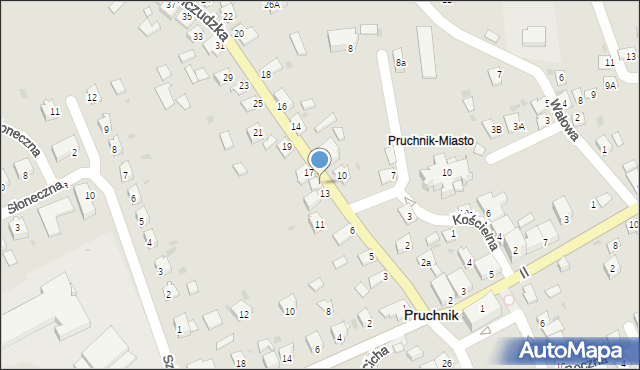 Pruchnik, Kańczudzka, 15, mapa Pruchnik