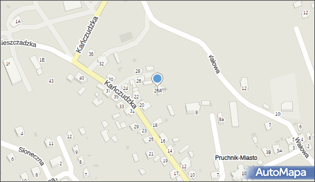 Pruchnik, Kańczudzka, 26A, mapa Pruchnik