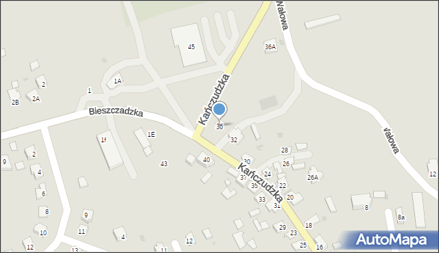 Pruchnik, Kańczudzka, 36, mapa Pruchnik