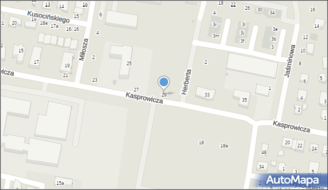 Pruszcz Gdański, Kasprowicza Jana, 29, mapa Pruszcz Gdański