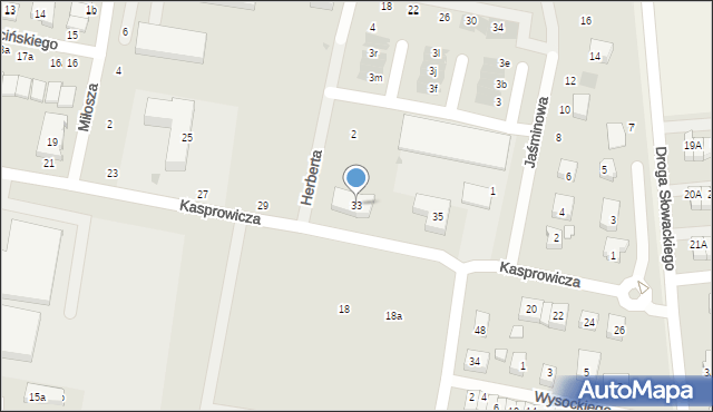 Pruszcz Gdański, Kasprowicza Jana, 33, mapa Pruszcz Gdański