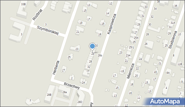 Pruszków, Kasprowicza Jana, 24, mapa Pruszków