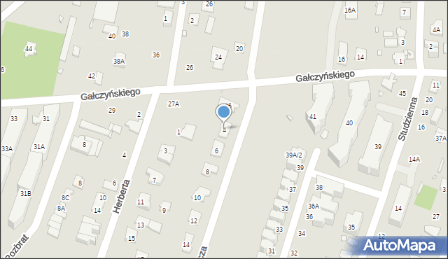 Pruszków, Kasprowicza Jana, 4, mapa Pruszków