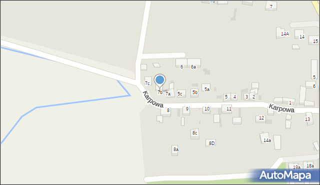 Przemków, Karpowa, 7b, mapa Przemków