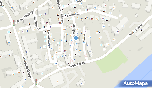 Przemyśl, Kadłubka Wincentego, bp., 8, mapa Przemyśla