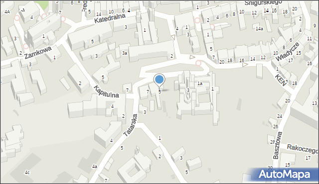Przemyśl, Karmelicka, 5, mapa Przemyśla
