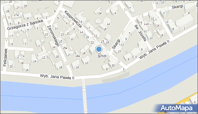 Przemyśl, Kasprowicza Jana, 26, mapa Przemyśla