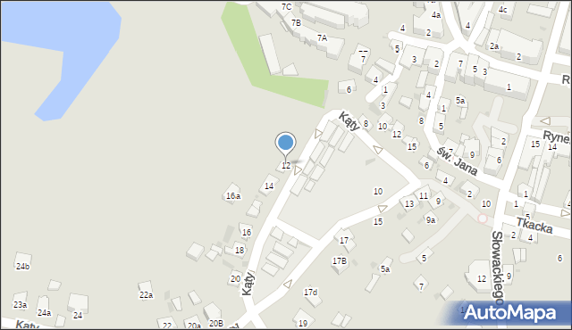 Przeworsk, Kąty, 12, mapa Przeworsk