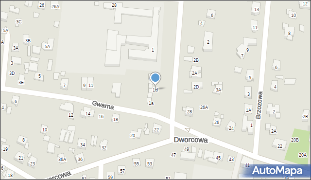 Puszczykowo, Kasprowicza Jana, 1d, mapa Puszczykowo