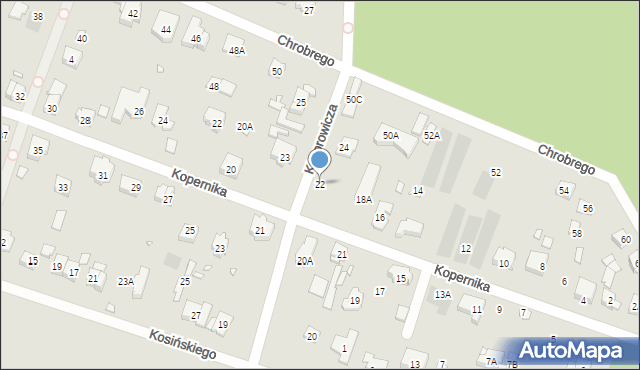 Puszczykowo, Kasprowicza Jana, 22, mapa Puszczykowo