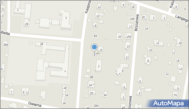 Puszczykowo, Kasprowicza Jana, 4, mapa Puszczykowo