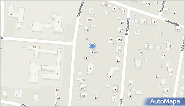 Puszczykowo, Kasprowicza Jana, 6, mapa Puszczykowo