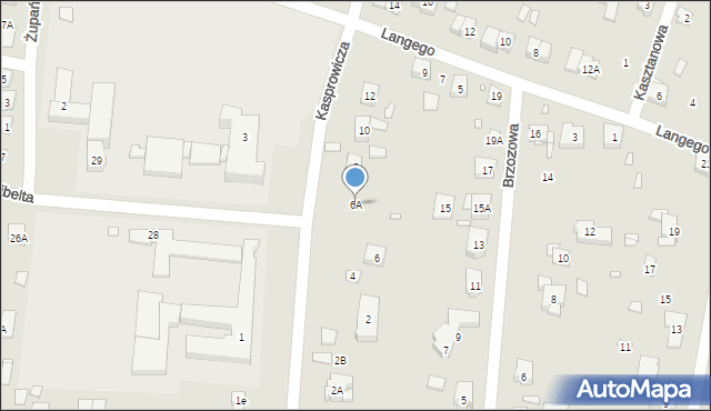 Puszczykowo, Kasprowicza Jana, 6A, mapa Puszczykowo