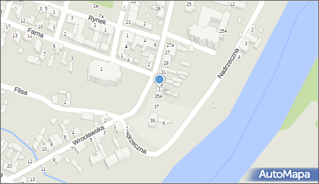 Pyzdry, Kaliska, 35, mapa Pyzdry