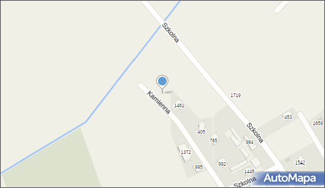 Radziechowy, Kamienna, 1751, mapa Radziechowy