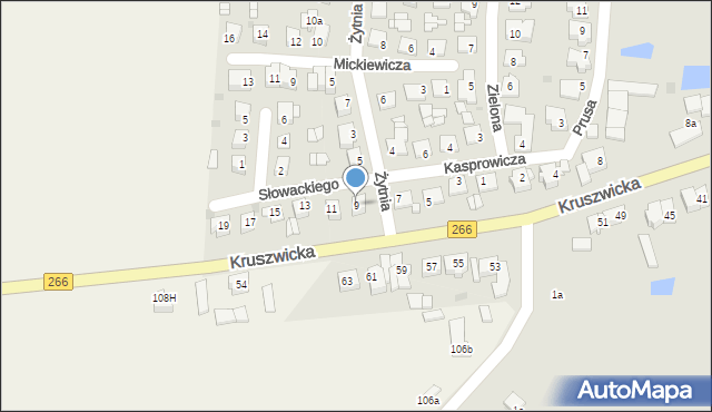 Radziejów, Kasprowicza Jana, 9, mapa Radziejów