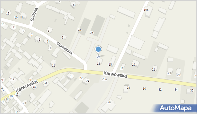 Radziłów, Karwowska, 27, mapa Radziłów