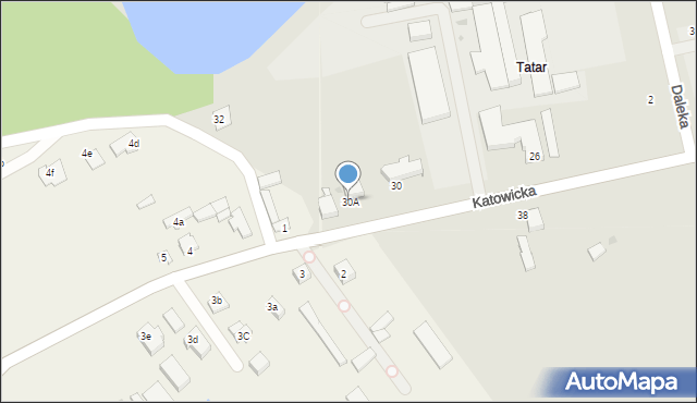 Rawa Mazowiecka, Katowicka, 30A, mapa Rawa Mazowiecka