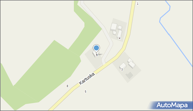 Ręboszewo, Kartuska, 6, mapa Ręboszewo