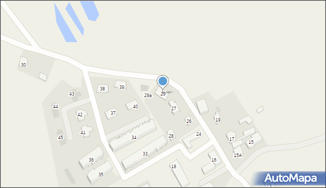 Rokitki, Kasztanowa, 29, mapa Rokitki