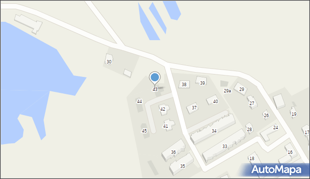 Rokitki, Kasztanowa, 43, mapa Rokitki