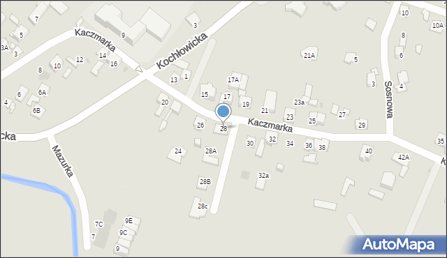 Ruda Śląska, Kaczmarka Ignacego, 28, mapa Rudy Śląskiej