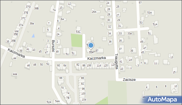 Ruda Śląska, Kaczmarka Ignacego, 55A, mapa Rudy Śląskiej