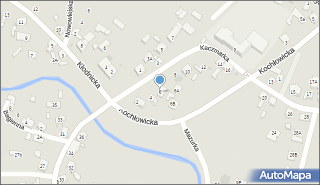 Ruda Śląska, Kaczmarka Ignacego, 6, mapa Rudy Śląskiej