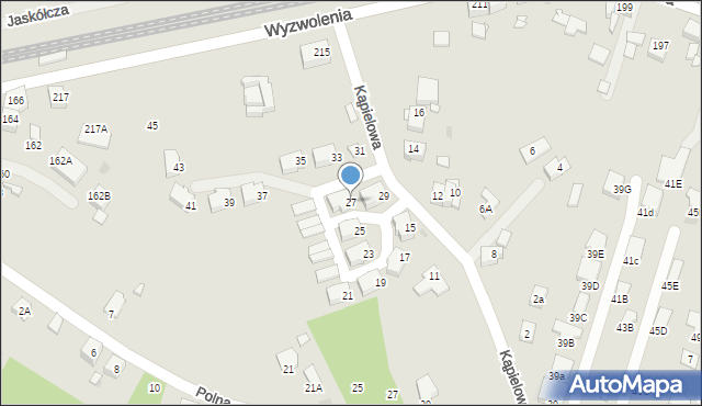 Ruda Śląska, Kąpielowa, 27, mapa Rudy Śląskiej