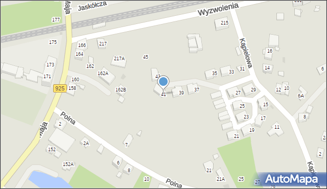 Ruda Śląska, Kąpielowa, 41, mapa Rudy Śląskiej