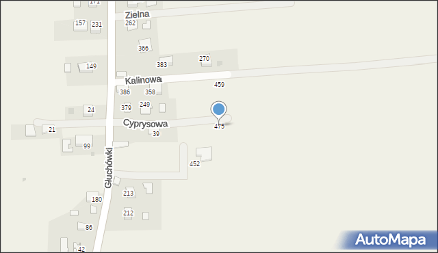 Sanka, Kalinowa, 14, mapa Sanka