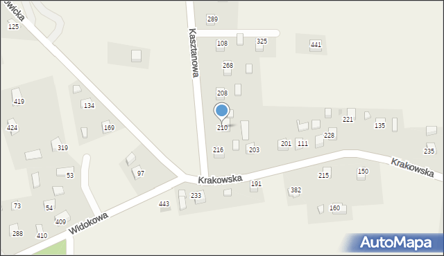 Sanka, Kasztanowa, 4, mapa Sanka