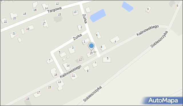 Sępólno Krajeńskie, Kalinowskiego Pawła, 10, mapa Sępólno Krajeńskie