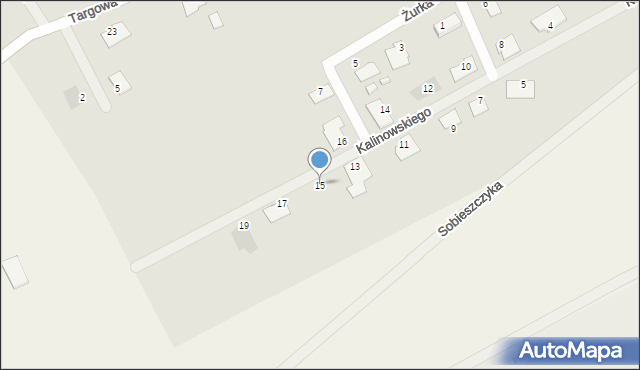 Sępólno Krajeńskie, Kalinowskiego Pawła, 15, mapa Sępólno Krajeńskie