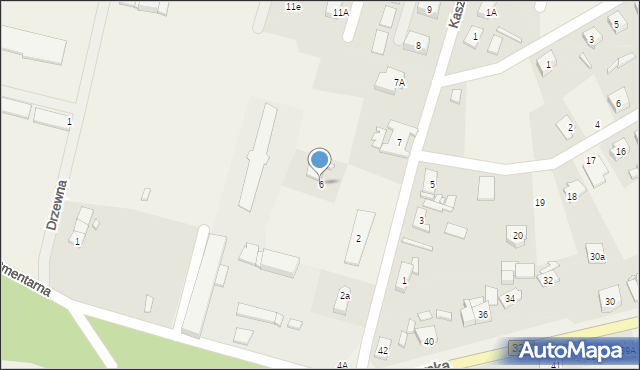 Siedlisko, Kasztanowa, 6, mapa Siedlisko
